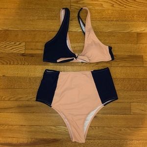 High waist bathing suit- Cupshe
